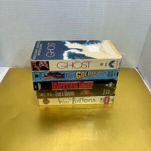 Lots of 5 Vintage VHS Movie Collection